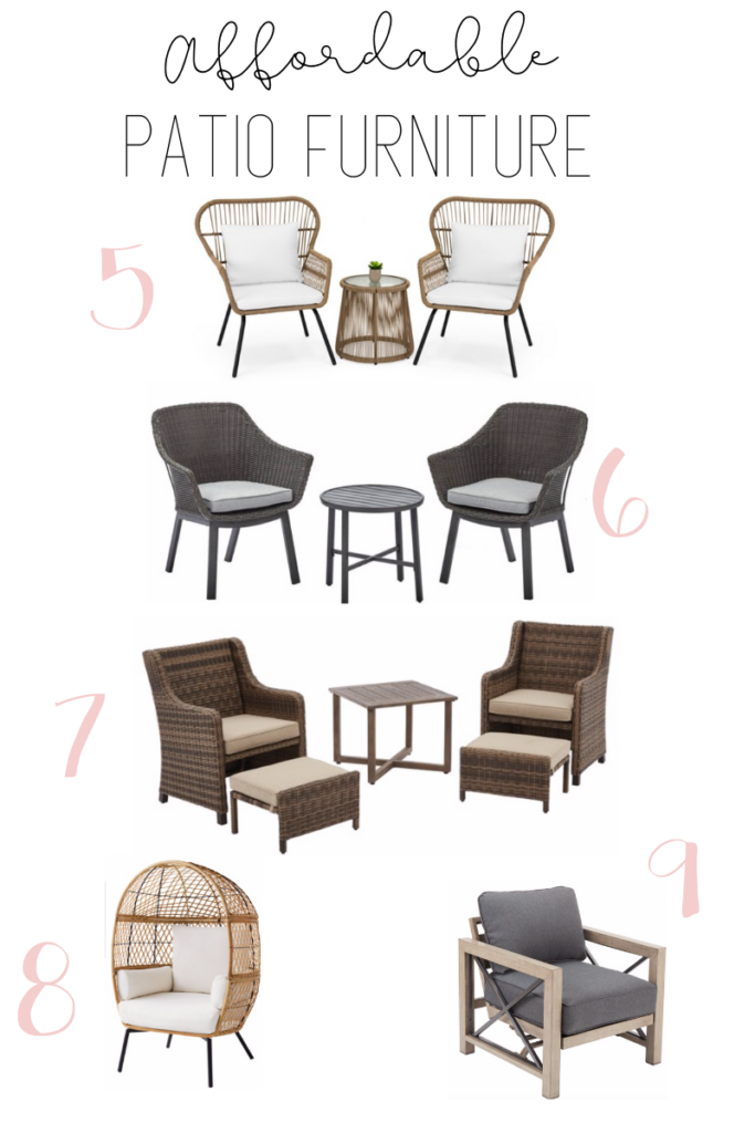 Affordable Patio Furniture Remington Ranch Farmhouse - Budget Friendly Patio Dining Sets