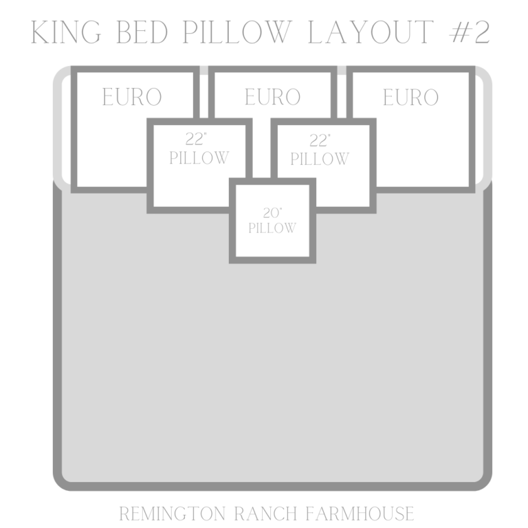 How To Style Bed Pillows - Remington Ranch Farmhouse